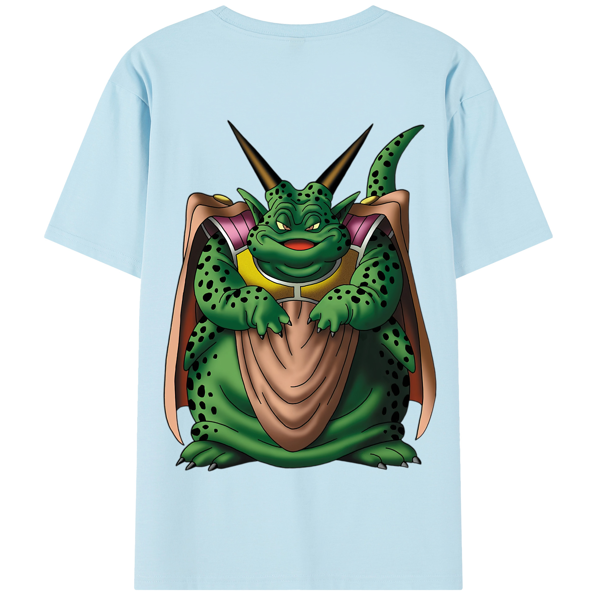 （画像用） ドラゴンクエスト Doragon Kuesuto Dragon Quest 綿100％半袖Tシャツ（背面プリント）